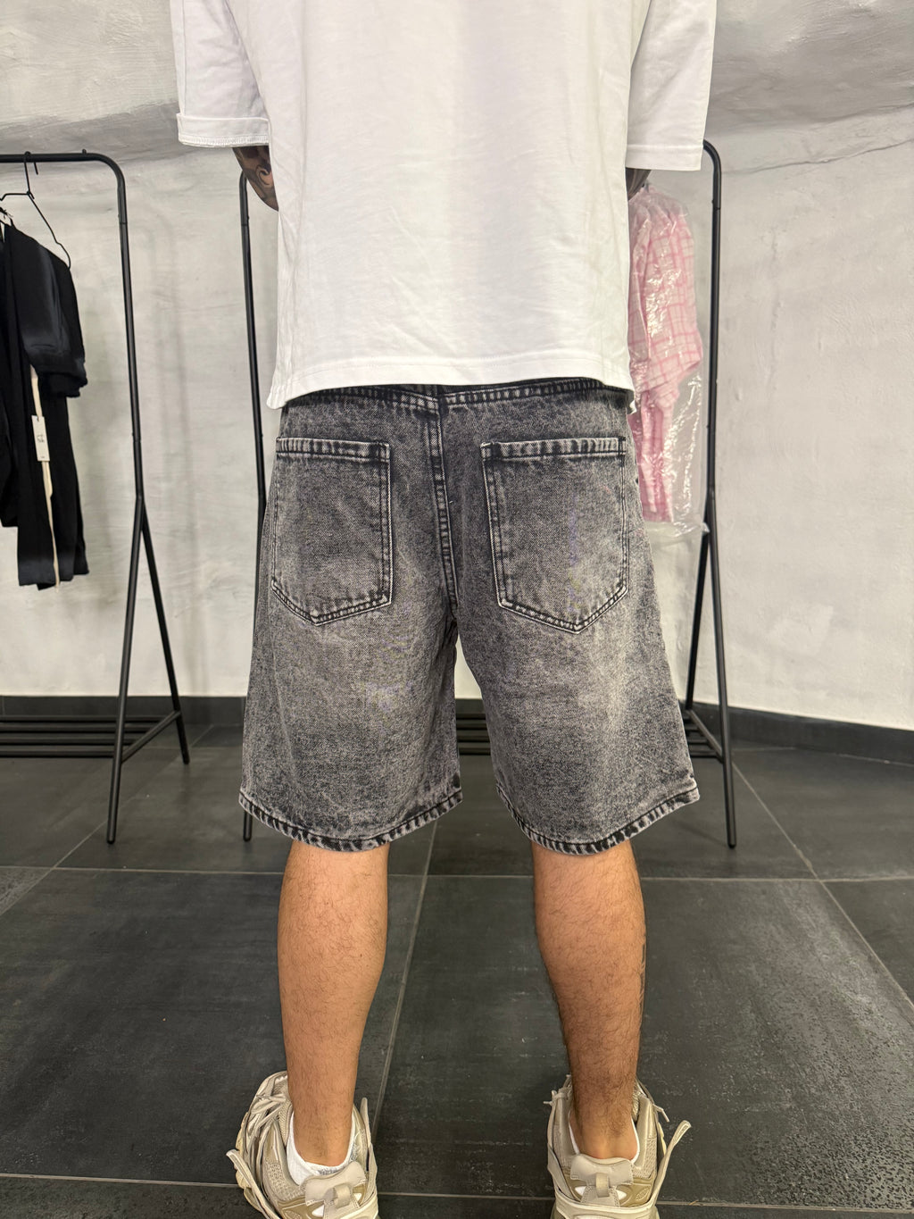 Panta denim grey