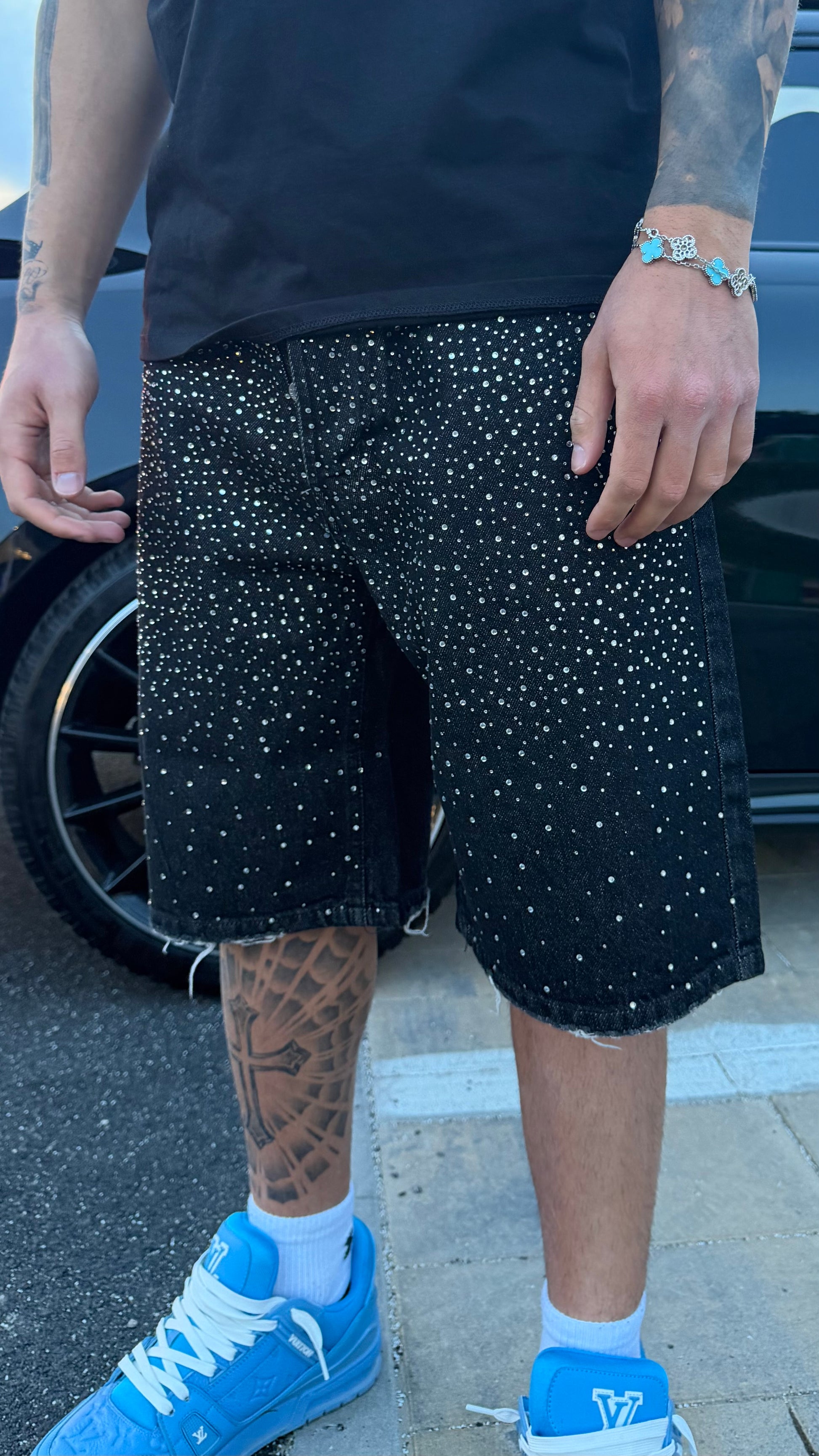 Jeans swarosky short